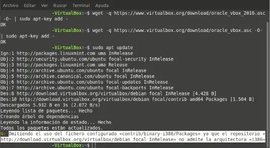 No es un error en VM